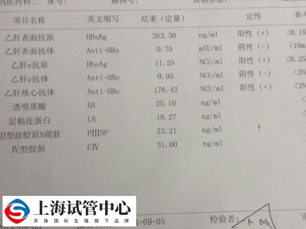 男方乙肝大三阳做几代试管